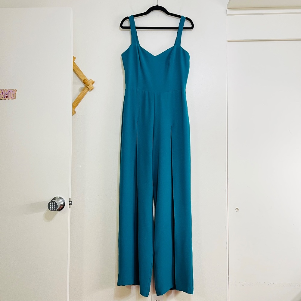 Dress the Population Rai Sweetheart Neck Wide Leg Jumpsuit - Picture 3 of 11